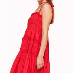 Pinch Red Tiered Sundress